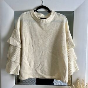 Lumiere Ruffle Sleeve Sweater